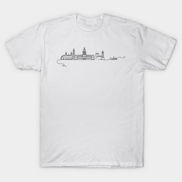 Cuba City Signature T-Shirt by kursatunsal